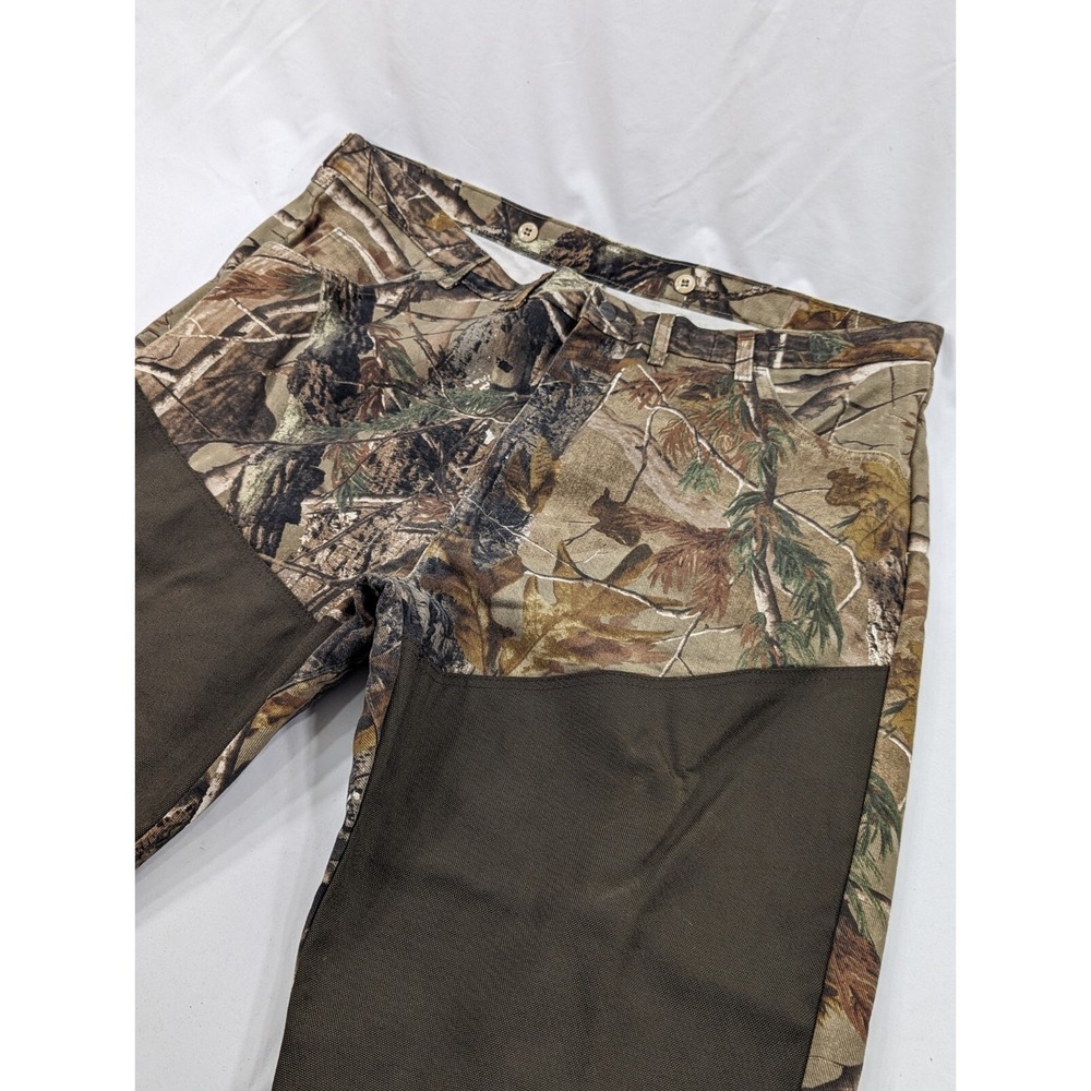 Wrangler Pro Gear Mens Brush Guard Pants Camo Real Tree Hunting 44x32 True